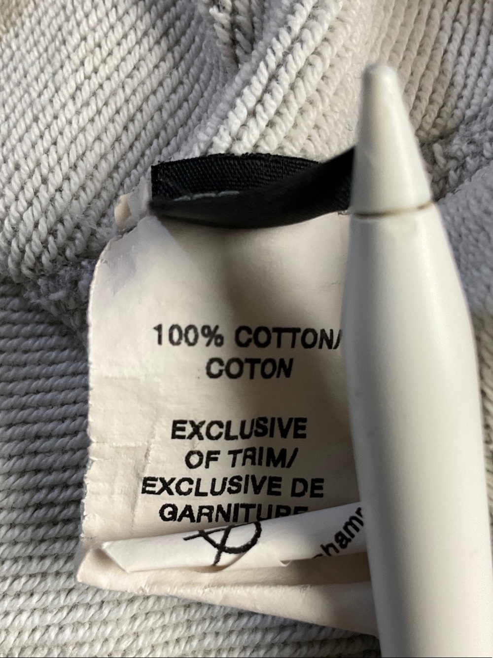 Reigning Champ Light Gray Pullover Hoodie - Picture 12 of 13